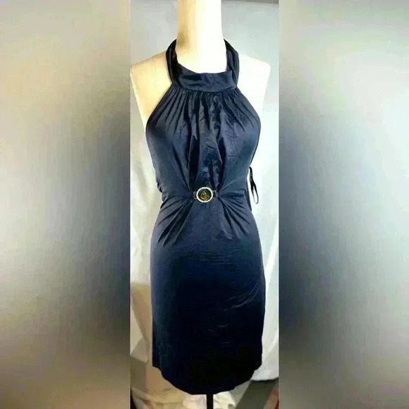 NWT - Baby Phat Halter Dress with logo synched waist - Picture 1 of 9
